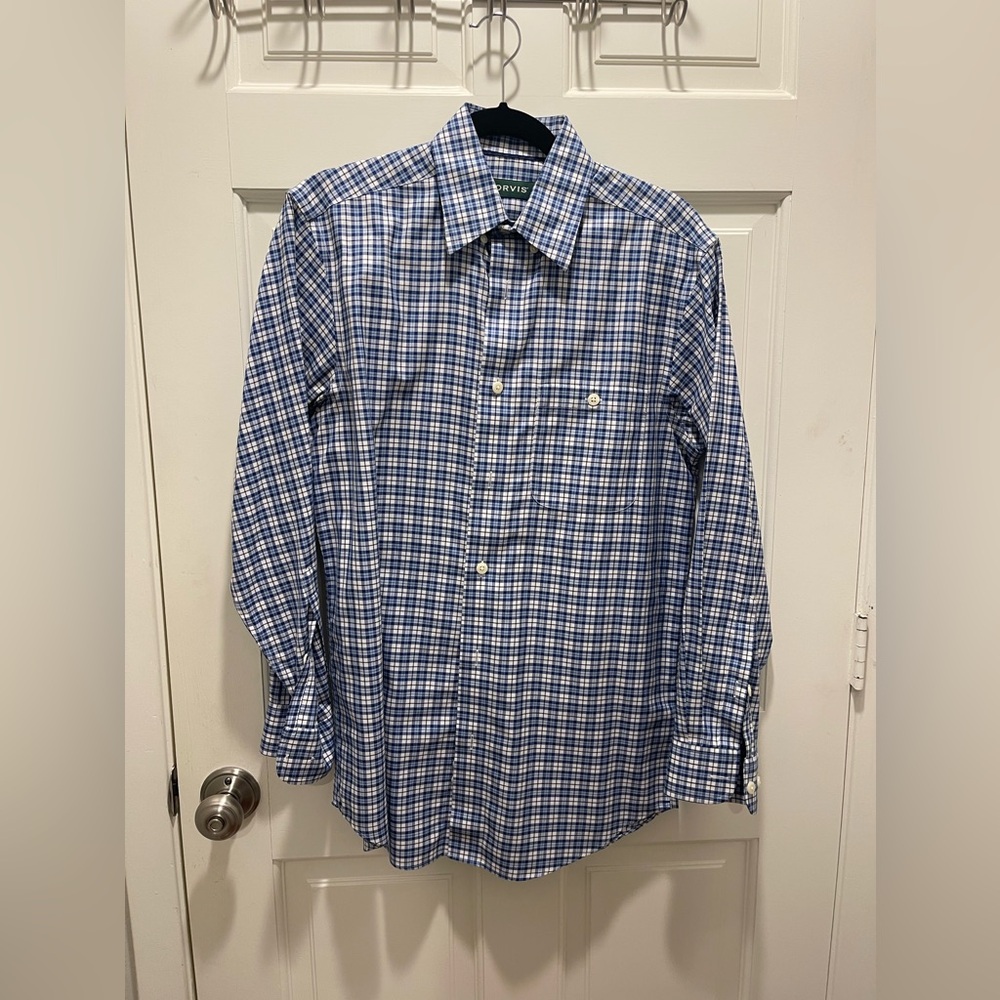 Men Orvis Long Sleeve Button Down - Size Small